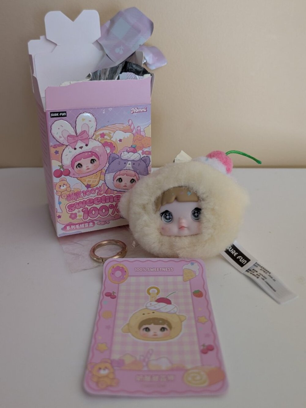 4/$25 NOMMI 100% SWEETNESS BAG CHARM BLIND BOX- PASTRY CHEF
